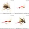 120pcs Dry Flies Wet Flies Flies Box Set Mix Dry Flies Nymphs Fly Fishing Flies Kit - Image 3