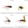 120pcs Dry Flies Wet Flies Flies Box Set Mix Dry Flies Nymphs Fly Fishing Flies Kit - Image 4