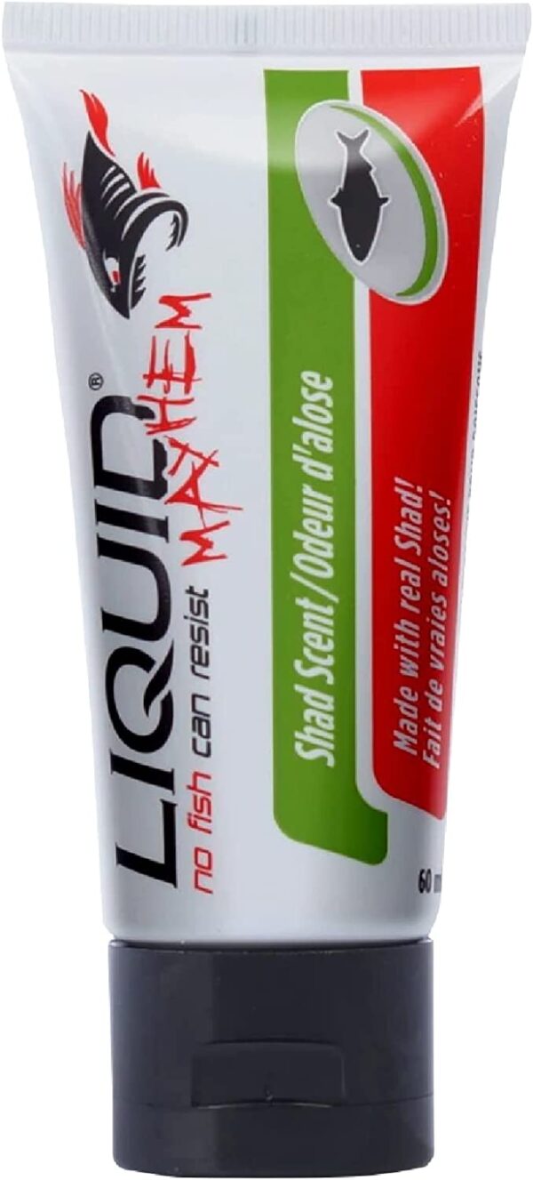 Bass and Fish Attractant Scent Gel Made with  Fishing Artificial Bait Soft Plastic Lures