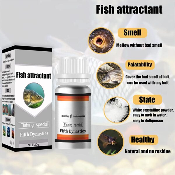 Bait Additive Powder  30g Fish Tempting Smell Fishing Artificial Bait Soft Plastic Lures - Image 5