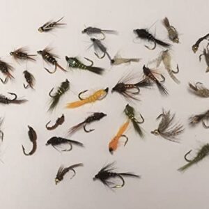 Fly Fishing Nymph Selection 32 Fly Pack Trou Dry Flies Nymphs Fly Fishing Flies Kit