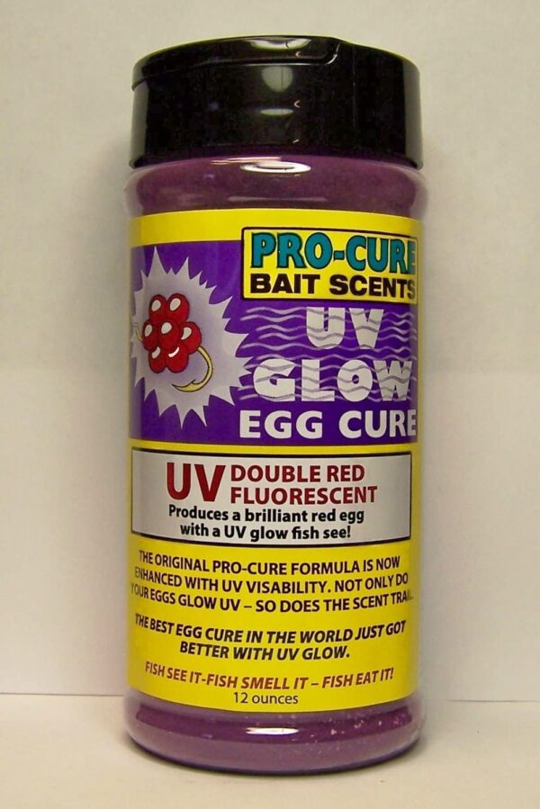 UV Glow Egg Cure  12 Ounce  Double Red Fluore Fishing Artificial Bait Soft Plastic Lures - Image 2