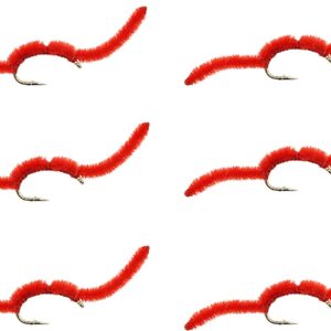 Fly Fishing San Juan Worm  Wet Nymph Fly Fis Dry Flies Nymphs Fly Fishing Flies Kit