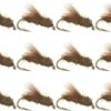 Company CDC RS2-12-Pack Dry Flies Nymphs Fly Fishing Flies Kit