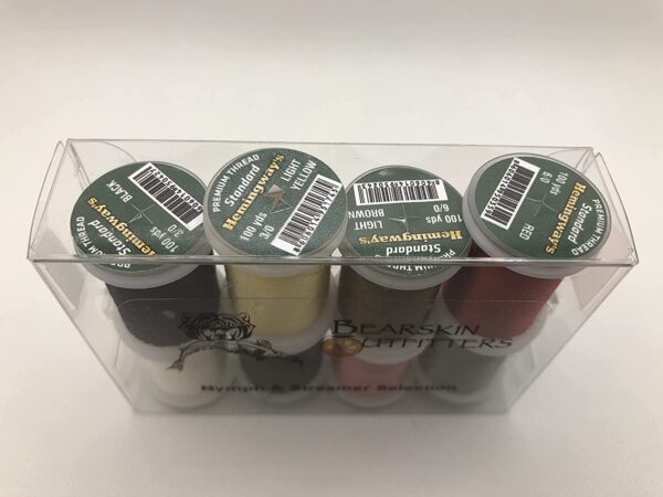 Thread Bearskin Outfitters Nymph & Streamer  Dry Flies Nymphs Fly Fishing Flies Kit - Image 2