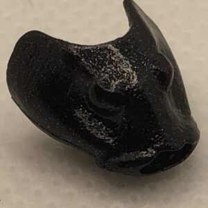 Realistic Black Sculpin Heads 2 Size Set for Dry Flies Nymphs Fly Fishing Flies Kit
