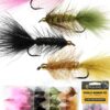 - Woolly Bugger Fly KIT (20 Flies) with Bead Dry Flies Nymphs Fly Fishing Flies Kit