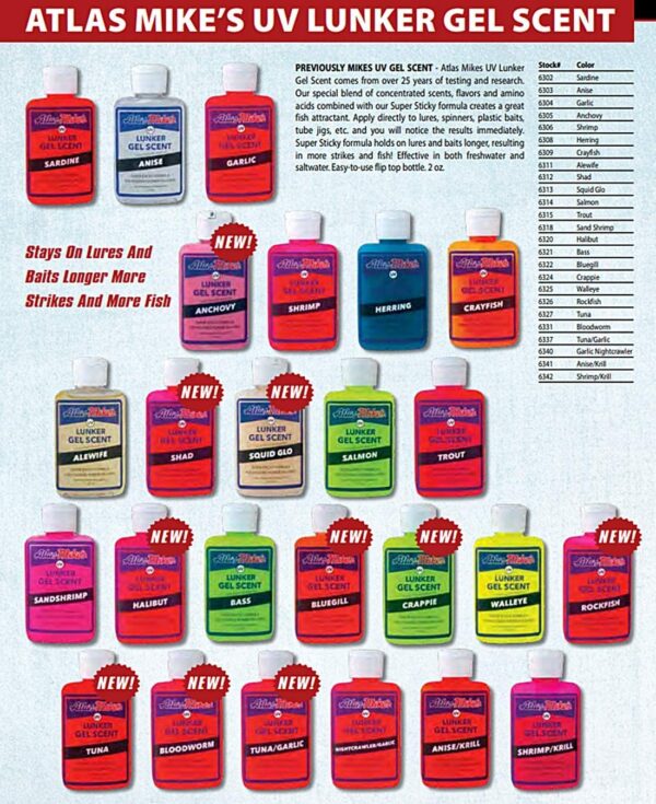 Mike's UV Gel Scent 2 oz. Fishing Artificial Bait Soft Plastic Lures - Image 4