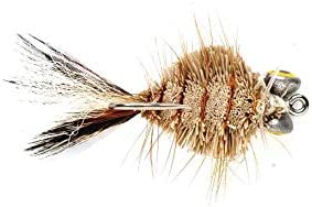 Chernobyl Crab Size 2 (Half Dozen) Dry Flies Nymphs Fly Fishing Flies Kit