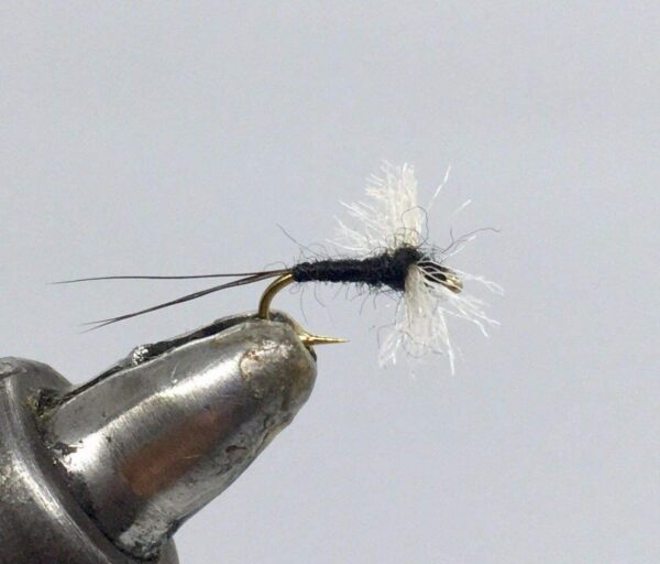One Dozen (12) Organza Wing Trico Spinner  Dry Flies Nymphs Fly Fishing Flies Kit