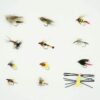 Bluegill Fly 12 Piece Kit Dry Flies Nymphs Fly Fishing Flies Kit - Image 2