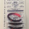 Kellys Worms bass Worms Purple Bass Worms 6 P Fishing Artificial Bait Soft Plastic Lures