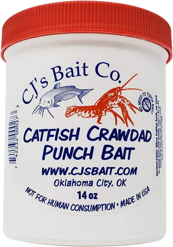 CJs Crawdad Punch Bait 14oz Fishing Artificial Bait Soft Plastic Lures - Image 2