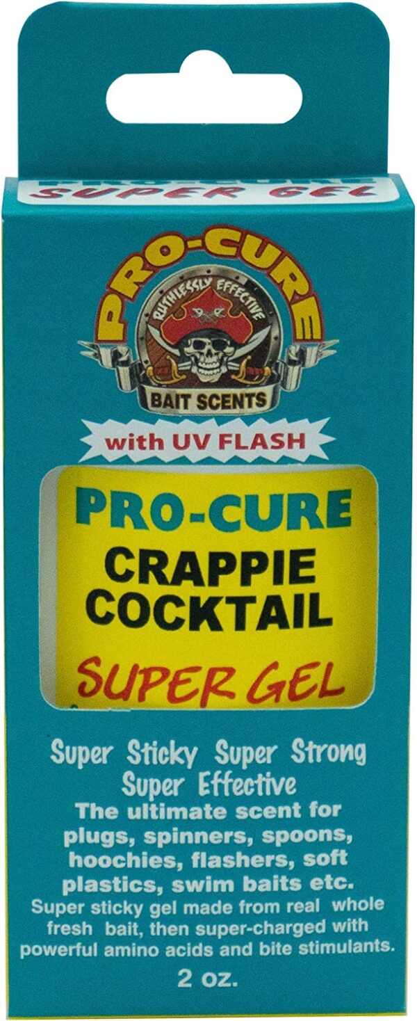 Crappie Cocktail Super Gel  2 Ounce Fishing Artificial Bait Soft Plastic Lures