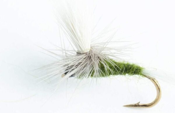 Blue-Winged Olive Parachute Dry Fly  6 Pack Dry Flies Nymphs Fly Fishing Flies Kit