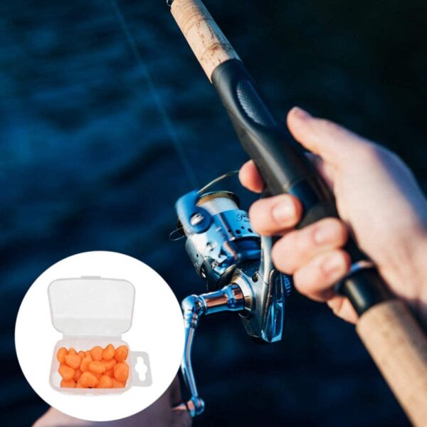 100pcs Corn Fishing Bait Fake Soft Baits Lure Fishing Artificial Bait Soft Plastic Lures - Image 5