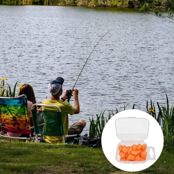 100pcs Corn Fishing Bait Fake Soft Baits Lure Fishing Artificial Bait Soft Plastic Lures - Image 6