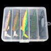 5pcs Fishing Lure Set Bass with Topwater Floa Fishing Artificial Bait Soft Plastic Lures