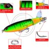 5pcs Fishing Lure Set Bass with Topwater Floa Fishing Artificial Bait Soft Plastic Lures - Image 5
