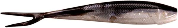 Gulp! Minnow Soft Bait - Black Shad - 4in | 1 Fishing Artificial Bait Soft Plastic Lures