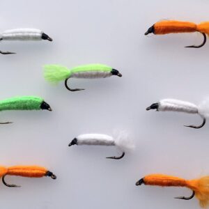 Fly Fishing Flies Baby Doll 9 Flies for Trou Dry Flies Nymphs Fly Fishing Flies Kit