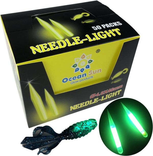 Glow Sticks for Fishing Lures Soft Baits Worm Fishing Artificial Bait Soft Plastic Lures