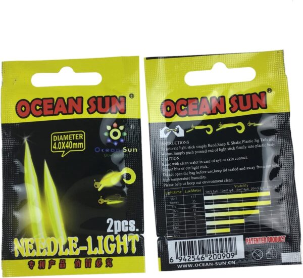 Glow Sticks for Fishing Lures Soft Baits Worm Fishing Artificial Bait Soft Plastic Lures - Image 2