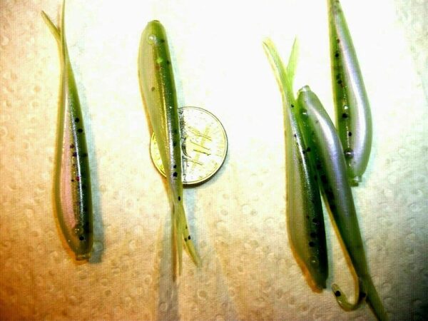 60-2 1/4 Crappie-BASS-Walleye-SHAD Minnow-JI Fishing Artificial Bait Soft Plastic Lures" - Image 5