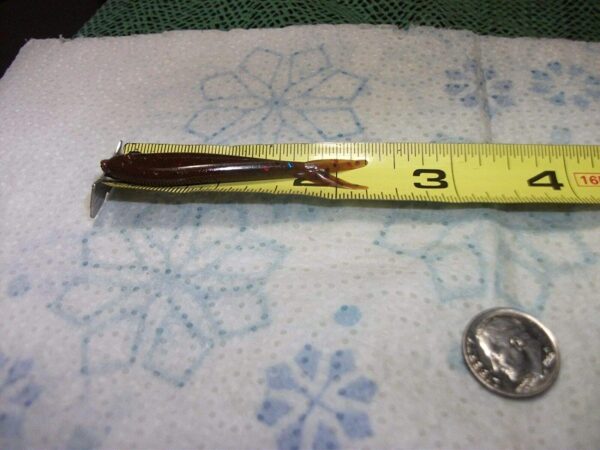 60-2 1/4 Crappie-BASS-Walleye-SHAD Minnow-JI Fishing Artificial Bait Soft Plastic Lures" - Image 7