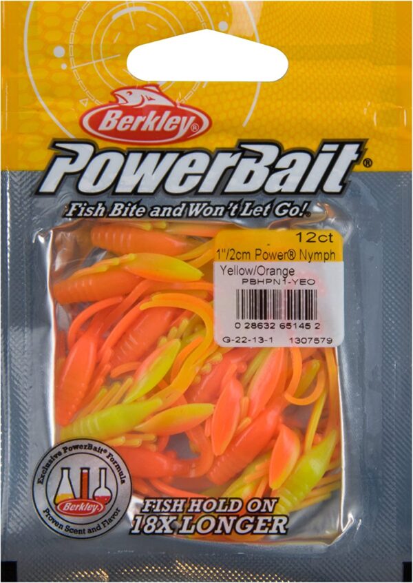 PowerBait Power Nymph  1in | 3cm  Soft Bait - Fishing Artificial Bait Soft Plastic Lures