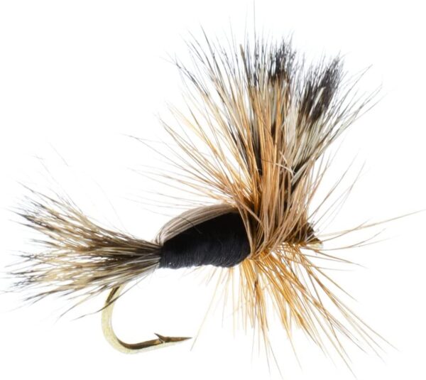 Black Humpy Classic Trout Dry Fly Fishing Fl Dry Flies Nymphs Fly Fishing Flies Kit - Image 2