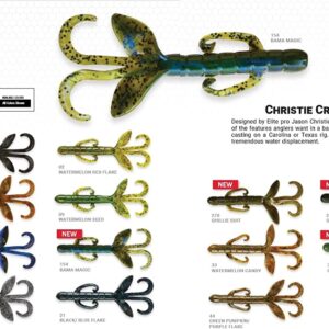 YUM Baby Christie Critter Swimbait Soft Plast Fishing Artificial Bait Soft Plastic Lures