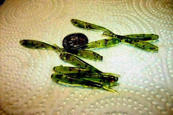 70-1 1/2 Crappie-PANFISH-SHAD Minnow-GRUBS-J Fishing Artificial Bait Soft Plastic Lures"