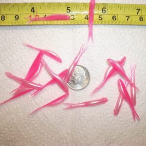 100-1 1/4 FLUKE-Crappie-panfish-shad Minnow  Fishing Artificial Bait Soft Plastic Lures”