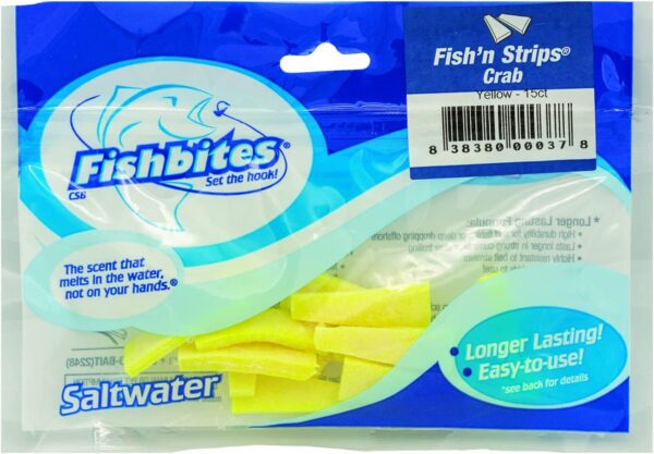Fish'n Strips - Crab Fishing Artificial Bait Soft Plastic Lures - Image 2