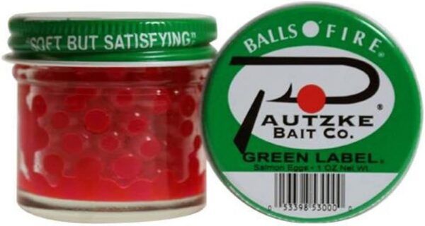 Bait Balls O' Of Fire Green Label Salmon Eggs Fishing Artificial Bait Soft Plastic Lures
