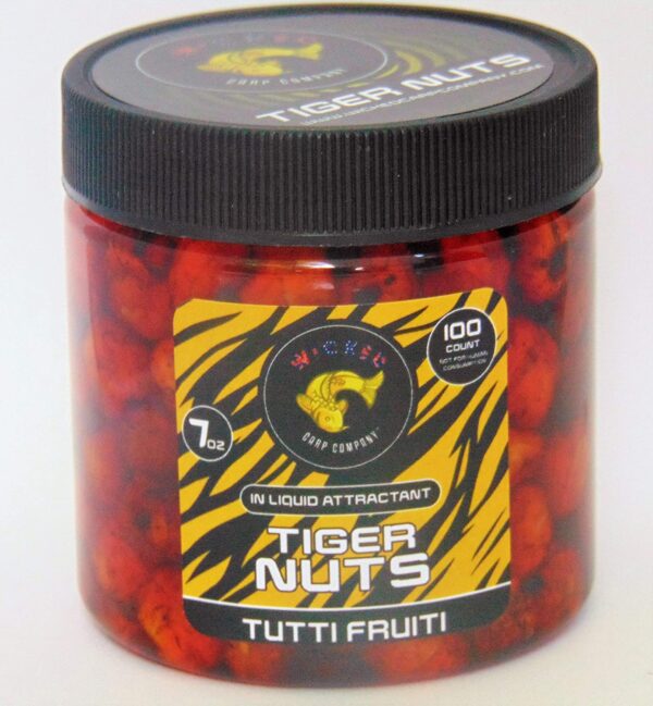 7oz (~100/tub) Tutti Frutti Prepared Tiger Nu Fishing Artificial Bait Soft Plastic Lures
