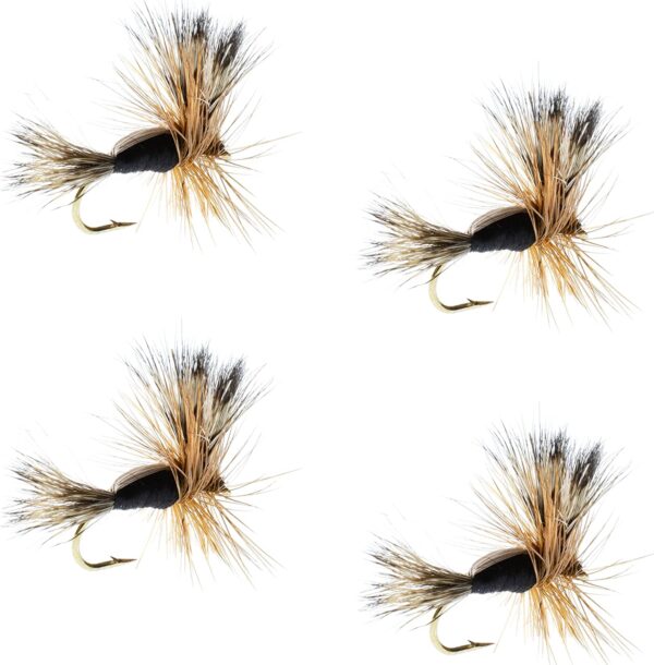 Black Humpy Classic Trout Dry Fly Fishing Fl Dry Flies Nymphs Fly Fishing Flies Kit