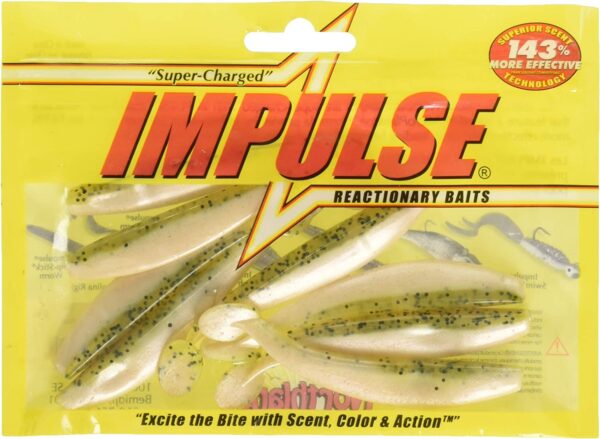 IBPM3-110 Impulse Paddle Minnow 31/2 8/BG Im Fishing Artificial Bait Soft Plastic Lures"