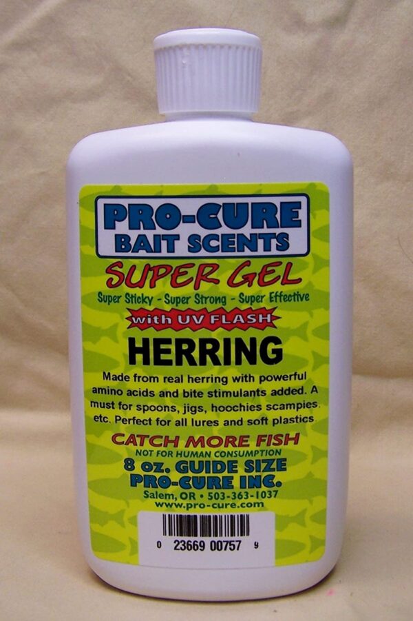 Herring Super Gel  8 Ounce Fishing Artificial Bait Soft Plastic Lures - Image 2
