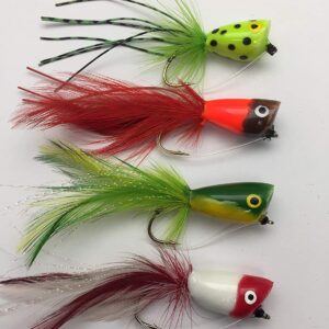 Poppers Select Season Selection Set of 8 Fis Dry Flies Nymphs Fly Fishing Flies Kit