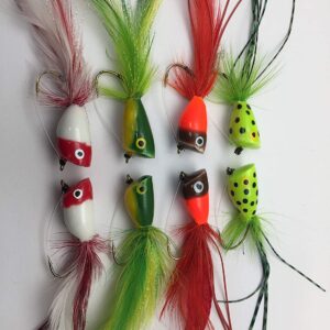 Poppers Select Season Selection Set of 8 Fis Dry Flies Nymphs Fly Fishing Flies Kit