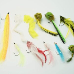 Northern Pike Fly 12 Piece Kit Dry Flies Nymphs Fly Fishing Flies Kit
