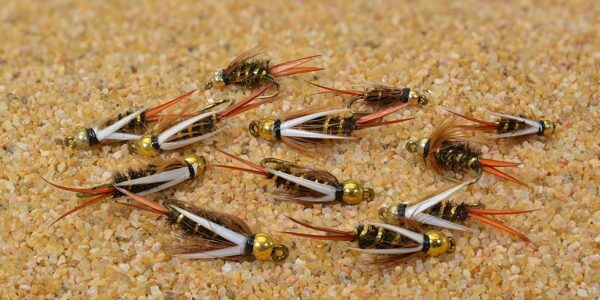 12 Flies Bead Head Prince Nymph Fishing Flie Dry Flies Nymphs Fly Fishing Flies Kit - Image 4