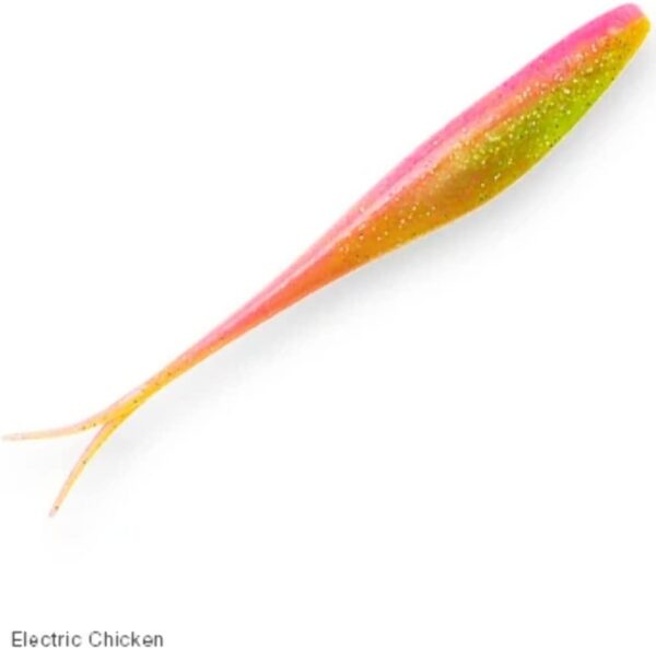 SJS4-60PK5 Elaztech Jerk Shadz Scented Swimba Fishing Artificial Bait Soft Plastic Lures