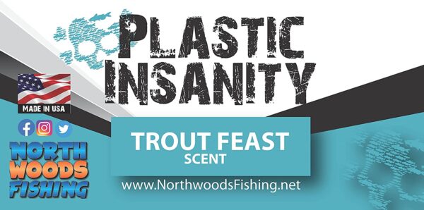 Northwoods Fishing 1.35 Ice Fishing Glow/Sce Fishing Artificial Bait Soft Plastic Lures" - Image 2