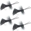 Black Goddard Caddis Classic Trout Dry Fly Dry Flies Nymphs Fly Fishing Flies Kit