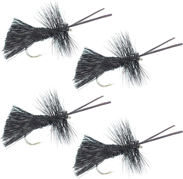 Black Goddard Caddis Classic Trout Dry Fly Dry Flies Nymphs Fly Fishing Flies Kit