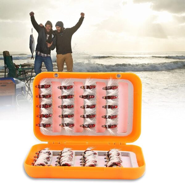 Fly Fishing Flies Kit  High Carbon Steel Fly Dry Flies Nymphs Fly Fishing Flies Kit - Image 5