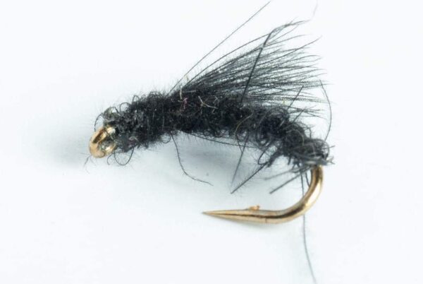 Little Black Caddis Dry Fly  6-Pack Dry Flies Nymphs Fly Fishing Flies Kit